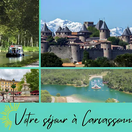 Appartement O'de- Centre - Proche Cité Médiévale -canal Du Midi - Wifi - Idéal Couple Et Professionnel