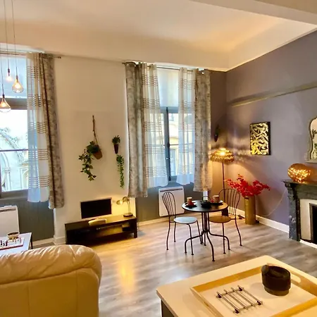 O'de- Centre - Proche Cite Medievale -canal Du Midi - Wifi - Ideal Couple Et Professionnel Lejlighed