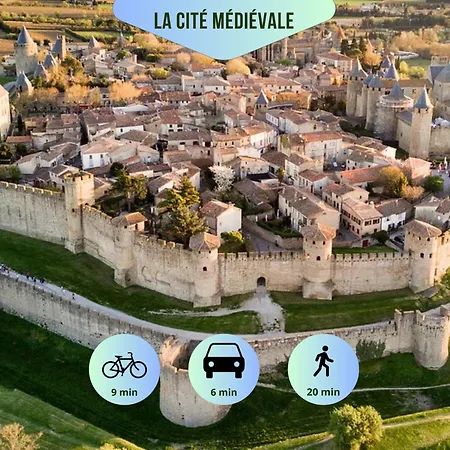 O'de- Centre - Proche Cite Medievale -canal Du Midi - Wifi - Ideal Couple Et Professionnel Carcassonne