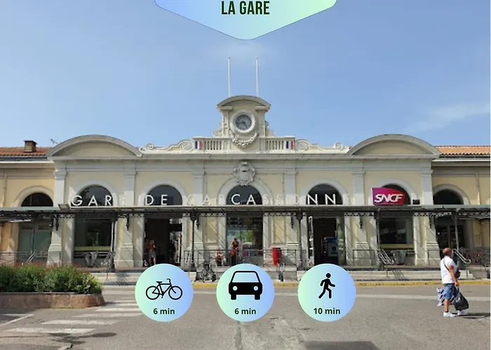 Апартаменти O'de- Centre - Proche Cite Medievale -canal Du Midi - Wifi - Ideal Couple Et Professionnel *